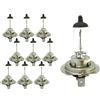CARALL 10 Pezzi Lampada Alogena 12V Per Auto (H7 12V 55W PX26d)