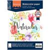 Vaessen Creative Florence Carta per Acquerello A4, Avorio, 300 g/mq, qualità Belle Arti, Grana Grossa, 10 Fogli per Pittura, Handlettering, Progetti Artistici e Altro Ancora, Legno, unità