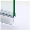 Glass Com S.r.l. 220cm - Guarnizione box doccia sottoporta di ricambio, orizzontale, trasparente ad aletta singola per vetro 4mm-GGVB4/6