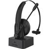 Celly SWHEADSETMONO Auricolare Wireless A Padiglione Ufficio Bluetooth Base di ricarica Nero