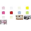Clairefontaine 12985C - Pacco da 25 biglietti piegati - Formato Quadrato 11x11cm - 210g/m² - Colore bianco iridescente - Biglietti di invito e Corrispondenza - Gamma Pollen - Carta Premium Liscia