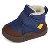 MASOCIO Stivaletti Neonato Neonata Invernali Stivali Pantofole Babucce Bambino Babbucce Scarpine Scarpe Bimbo Antiscivolo 12-18 Mesi Taglia 20 Marrone (Taglia Produttore: CN 17)