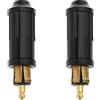 ECSiNG 2 adattatori DIN per accendisigari compatibile con BMW Motorcycles Automobiles 12 V DIN maschio accendisigari connettore