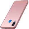 Xunlaixin Custodia Samsung Galaxy A20 / A30, MUTOUREN Cover Ultra Sottile PC Protettiva Case Protezione Caso Antiurto Coperture Bumper, Oro rosa