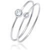 Elli Anelli da Donna in Argento Sterling 925 con Cristalli Swarvoski®
