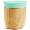 Munchkin Bambou Tazza aperta per bebé y bambini, Tazza aperta in bambù per bebé e bambini, Senza BPA, Design 360°, 5oz/150ml
