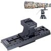 iShoot Base per anello per montaggio a treppiedi compatibile con Canon RF 400mm f/2.8L IS USM, RF 600mm f/4L IS USM e RF 800mm f/5.6L IS USM, supporto compatibile con Manfrotto Sachtler Fluid Head