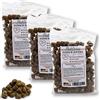 PetLove Croccantini di Carne Morbidi per Cani - Crocchette Senza Cereali - Contenuto di Carne 63% - Snack per Allenamento - Salmone (3x200 g)