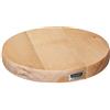 WAGNER Carrello per Piante MASSIV Ø 25 x 5 cm I per Interni, faggio Naturale I Carrello per Fiori in Legno massello FSC® I Portavaso in Legno con Ruote I Portata 100 kg I Fatto in UE - 20027101
