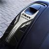 Resin Bike Adesivi Scooter Compatibile con Yamaha Tmax 500 T-max 2001-2007. Protezione Sportello Serbatoio e Tunnel Centrale Antigraffio e Antiurto. Adesivi Resinati 3D Carboon Look e Bianco