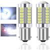 Teguangmei 1156 BA15S P21W 7506 Lampadine LED per Auto Bianca 900LM Super Luminosi 5730 33-SMD LED Freno di Retromarcia Coda Stop Fendinebbia Posteriore Luce di Posizione 12-30V 3.6W- 2Pcs