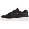 Levi's Glide S, Sneakers Donna, Nero Regolare, 41 EU