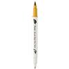 Pentel Brush Sign Pen Twin SESW30C - Pennarello in fibra, 2 punte simili a pennello, oro ocra (1 pezzo)