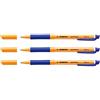 STABILO PointVisco - Penna roller con formula gel innovativa, confezione da 3, colore: Blu