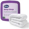 Silentnight Deep Sleep - Coprimaterasso, Bianco, Singolo