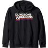 Dungeons & Dragons Retro Logo Stack Felpa con Cappuccio