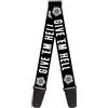 buckle-down gs-wsn024 Winchester Pentagram give 'EM Hell nero/bianco - Tracolla per chitarra