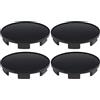 ECSiNG 4 Pezzi Sostituzione Tappi Centro Mozzo Ruota Compatibile con BMW Conversione Auto Copertura Centro Ruota Coprimozzi Auto Accessori Auto Nero OD 68 mm ID 62 mm