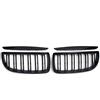Viviance Coppia griglia nera lucida per griglia per rene sportiva a doppia stecca compatibile con BMW E90 E91 2005-2008
