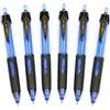 uni-ball SN-220SF Power Tank, penna a sfera retrattile, 1,0 mm, inchiostro blu, confezione da 6