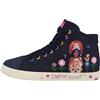 Geox Jr Ciak Girl, Scarpe da Ginnastica, Navy, 37 EU