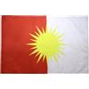 AZ FLAG Bandiera Yazidismo 90x60 cm Poliestere 100D Asola | Uso interno ed esterno bandiera decorativa della religione yazidi doppie cuciture e bordi rinforzati con guaina per asta