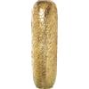 DRW Vaso da pavimento in ceramica color oro, 20 x 62 cm, bocca 9 cm