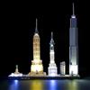 GEAMENT Set di Luci per New York City Modello da Costruire - Kit di illuminazione Compatibile Con LEGO Architecture 21028 (Modello di mattoncini non incluso)