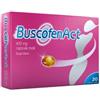 Opella healthcare italy srl BuscofenAct 400 mg Con Ibuprofene Analgesico Contro Dolori Forti mestruali 20 Capsule Molli