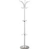 DRW Appendiabiti da terra in metallo con base in marmo bianco 36 x 175 cm