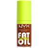 NYX Professional Makeup Fat Oil Lip Drip olio labbra 4.8 ml colore marrone