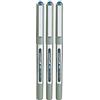 Uni-Ball EYE UB-157 - Penna roller, punta media, 0,7 mm, confezione da 3, colore: Blu