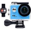 RED SHORE 4K Action Camera per fotografare lo sport plongée caméra sous-marine 16MP Ultra HD DV caméscope 170 ° objectif grand angle (Blue)