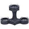 Nemesis Now Thor's Hammer Unisex Portacandele standard poliresina