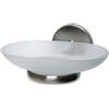 Fackelmann 86958 - Ripiano portaoggetti con Vetro, Superficie in Acciaio Inox Spazzolato, 13 x 6 x 12 cm Circa