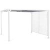 bizzotto Pergola Alluminio 3x3,6 m Gazebo Tettuccio Scorrevole Noah Bianca Bizzotto