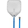 Gimetal Pala Pizza Rettangolare Forata 36 x 36 - Lunghezza Manico Cm 150