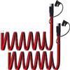 GTIWUNG 2 Pack Cavo Connettore SAE da 100 cm, 3,28FT/1m 12AWG a 2 Pin Connettore Rapido Spina di Scollegamento Rapido Cavo di Prolunga per Moto, Auto, Trattori