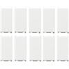 Generico ECI ELETTROFORNITURE KIT STOCK 10 PZ TAPPO COPRIFORO PLANA ORIGINALE 14041 BIANCO