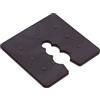 Keple Spessori d'imballaggio piatti per il fai da te - Cuneo distanziatore per livellare, distanziare piastrelle, porte, finestre, installazione - (Confezione da 50) 50x50x2mm in plastica con codice colore