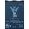 SMLT AB-35TS/B Authentic Line - Blocco acquerello (A5, 280 g/m², 35 fogli) colore grigio con perforazione.