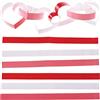 Baker Ross FX499 Catenelle di carta a forma di cuore - Confezione da 150, Catenelle di carta per decorazioni di San Valentino e per feste