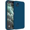 Topme Cover per OPPO A73 5G (6.5 Inches) Custodia Case, Protezione Della Pelle Della Custodia in Silicone Tpu - Blu zaffiro