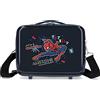 Marvel Spiderman Borsa da toilette adattabile assolutamente fantastica con tracolla blu 29x21x15 cm ABS rigido 9,14 l 0,6 kg