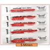 Posca 5 X Uni-ball refillminen umr 10 per penna gel Gel Impact/Broad UM 153s um153s-UM 153 C, Rosso