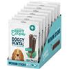 Edgard & Cooper Snack per Cane Stick Dentali Naturale 8x7 (confezione da 8) Bastoncini da Masticare, igiene dentale, tempo di masticazione lungo, alito fresco (Menta e Fragola, Medio)