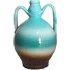 Ceramiche Angela Rinaldi Anfora Turchese in Ceramica di Vietri dipinta a mano altezza cm 25 Maiolica Oggetto Design Giara Terracotta