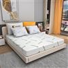 Mundialflex Materasso Singolo 90x190, Memory Foam con rivestimento Sfoderabile Canapa.