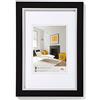 walther design Nera 13 x 18 cm con Bordo Interno Argento Cornice Design Metro LO318B