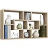 FMD Möbel 289-001E Lasse Mensola da parete, in legno di rovere, dimensioni 87 x 48 x 16 cm (BHT)
